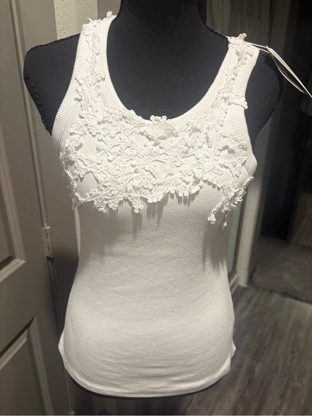 EDIT Jason Wu Lace Trim Tank NWT Size S